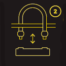 Antifurto Bullock® istruzioni: Assicurare il proprio mezzo ad un supporto fisso grazie all’utilizzo dell’antifurto.
